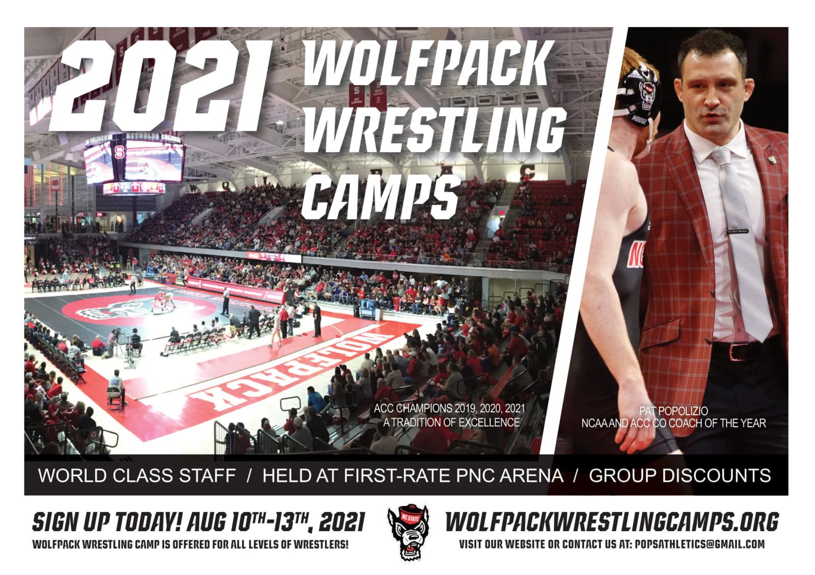 Wolfpack Wrestling Camps powered by Oasys Sports